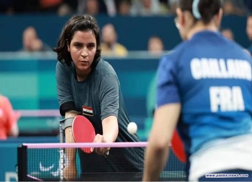 تأهل اللاعبة نجلة عماد الى نهائي بطولة بارالمبياد باريس